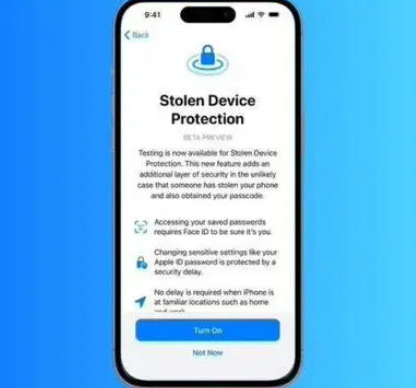 新巴尔虎左苹果授权维修店分享被盗设备保护功能开启方法 