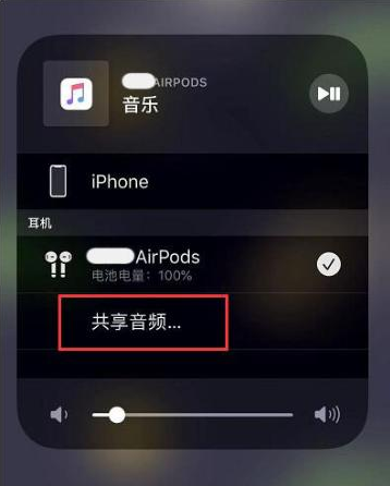 新巴尔虎左苹果14音频维修点分享iPhone14音频共享设置方法 