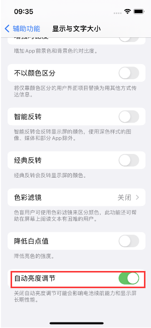 新巴尔虎左苹果15维修店分享iPhone 15 Pro系列屏幕亮度 